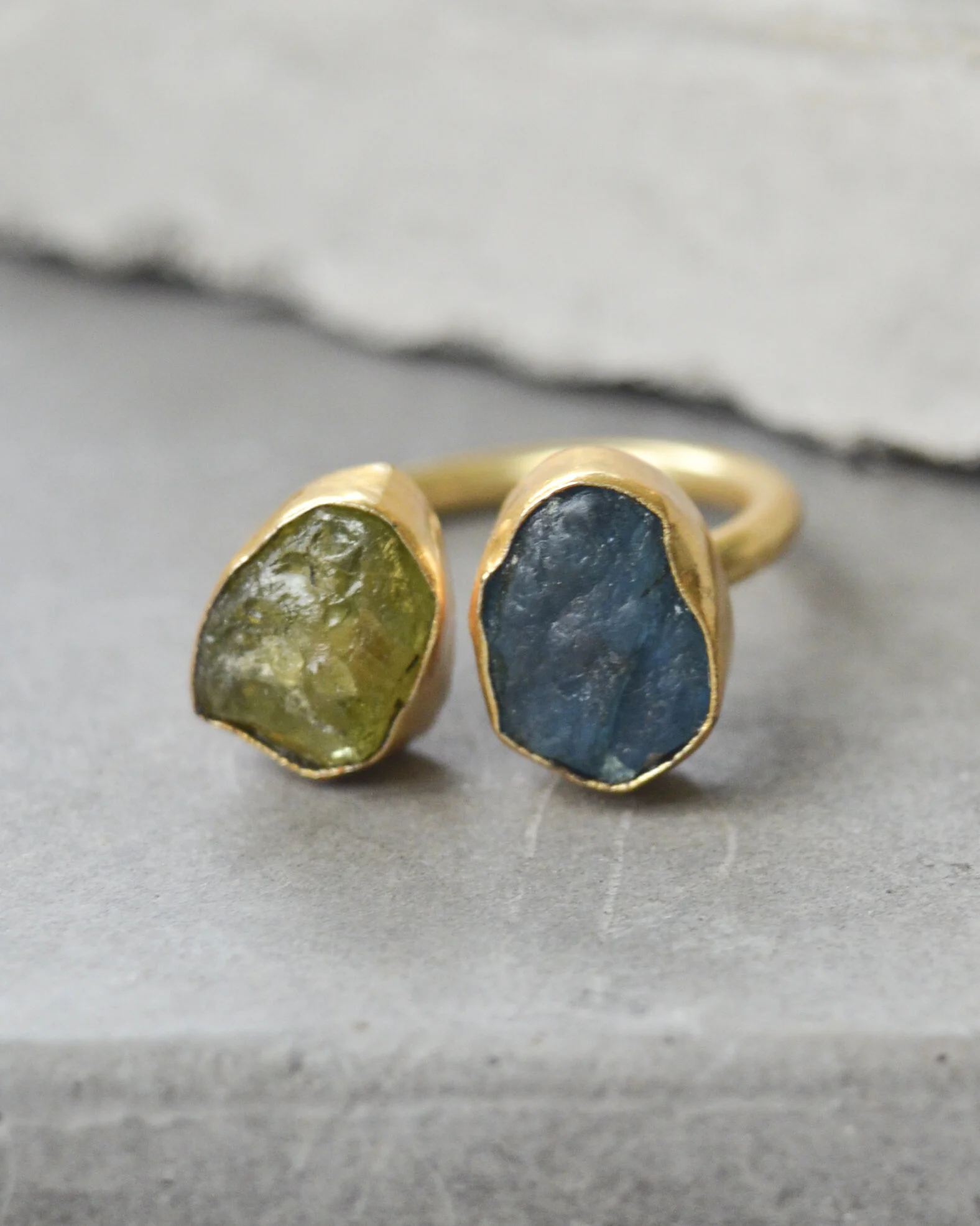 Rough stone rings clearance